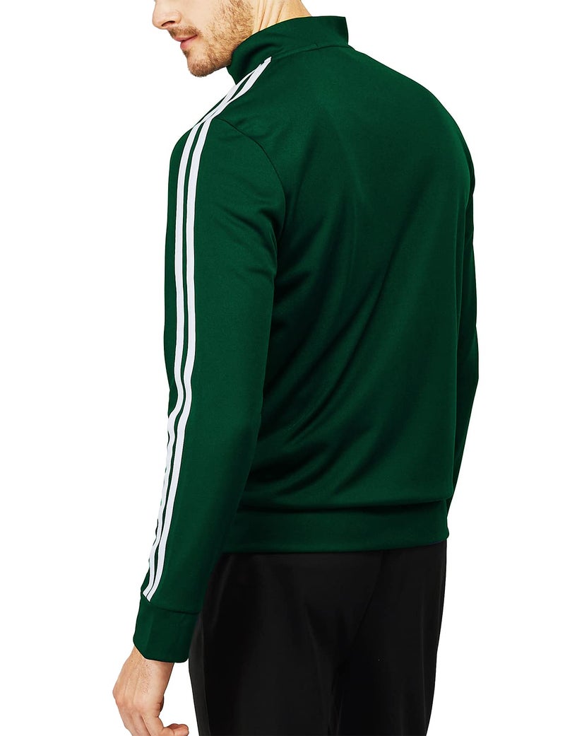 H2H Originals Men's Classics Track Jacket DARKGREEN US L/Asia XL (CMOJA0103) - Image 5